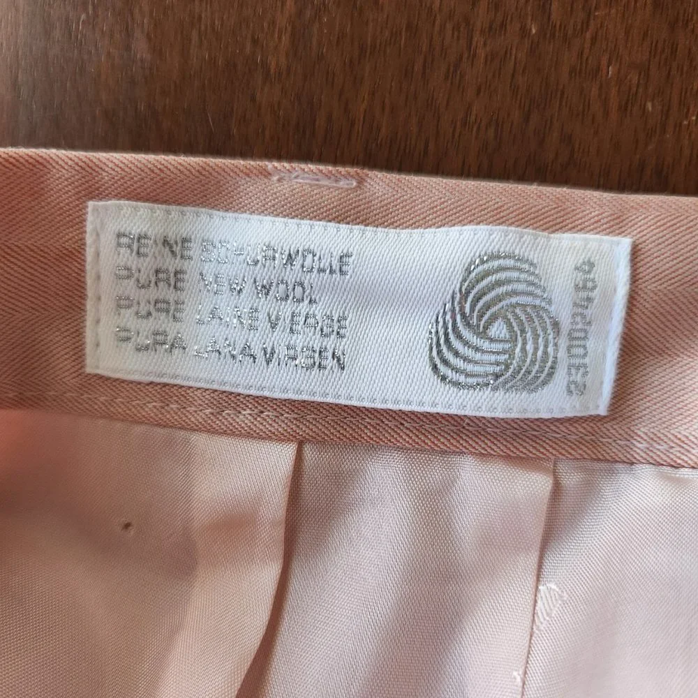 Escada Pastel Pink Margaretha Ley Pencil Skirt NWOT Sz 10